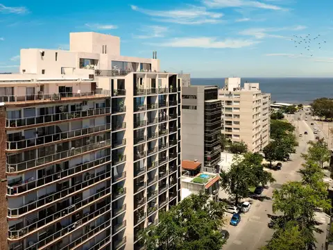 Venta monoambiente con patio Parque Rodo