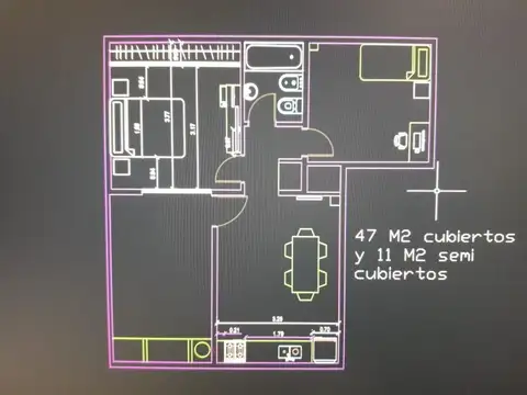 Depto Tipo Casa en Alquiler de 3 ambientes