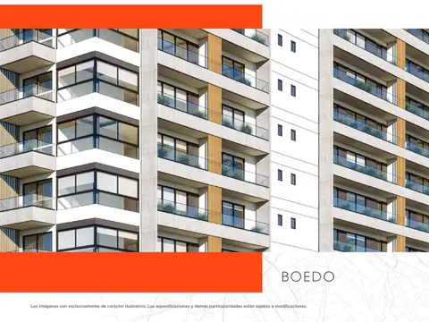 Av. Belgrano 3588 2° A - 2 ambientes con 2 balcones en construcción en Almagro