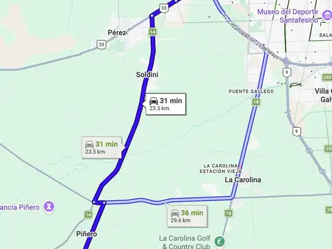 Terreno en Venta 19  mts Fondo