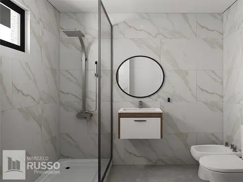 Departamento Monoambiente con 1 baño