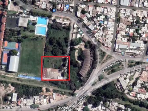terreno Galpón 800 m2 Amadeo Sabattini y Lisandro de la Torre. terreno 8800 m2 SAN VICENTE.
