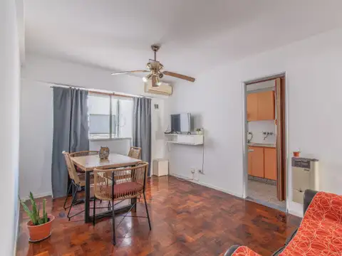 Departamento 2 ambientes con 1 baño
