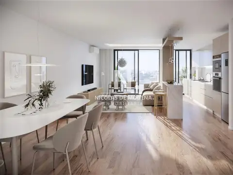 Departamento 2 ambientes con 1 baño