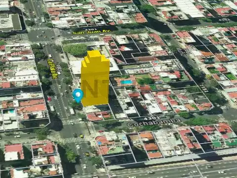 Venta terreno sobre Av. La Plata 9.58 x 18, mixtura 4, Boedo