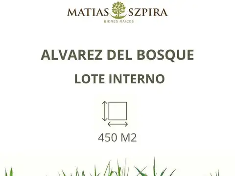 Terreno en Venta en Alvarez Del Bosque, USD 36.000