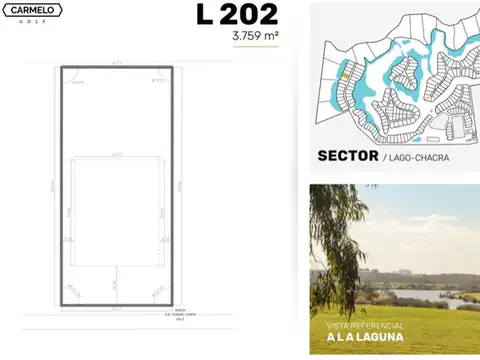 Venta de lotes en Carmelo Golf Uruguay -a la laguna-