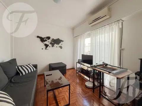 Departamento 2 ambientes con 1 baño