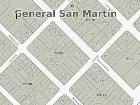 Terreno en Venta 37  mts Fondo