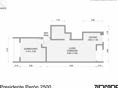 Departamento en Venta de 2 ambientes