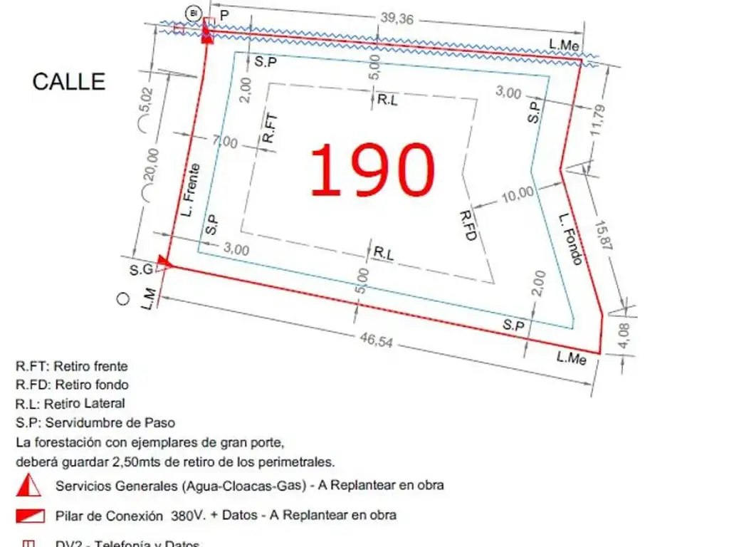 Terreno en Venta en Area 60