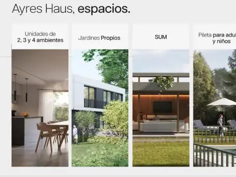 Departamento 4 ambientes con 2 baños