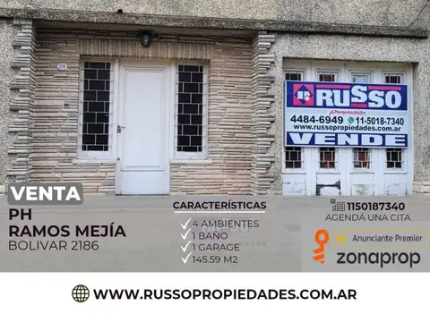 PH 4 Ambientes Ramos Mejia