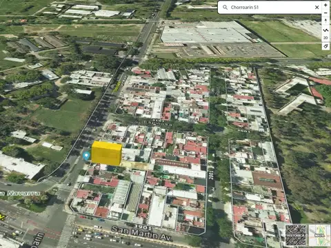 Lote de 8,69 x 43,04 Chorroarin y Av. San Martin