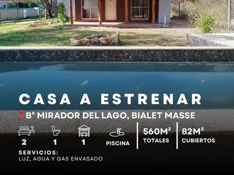 Venta Casa A Estrenar C/Pileta A 200Mts De La Ruta 38 (Autovía) En Mirador Del Lago - Bialet Masse