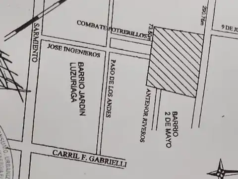 Terreno en Venta en Luzuriaga, USD 22.600