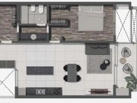 Departamento en Venta de 3 ambientes