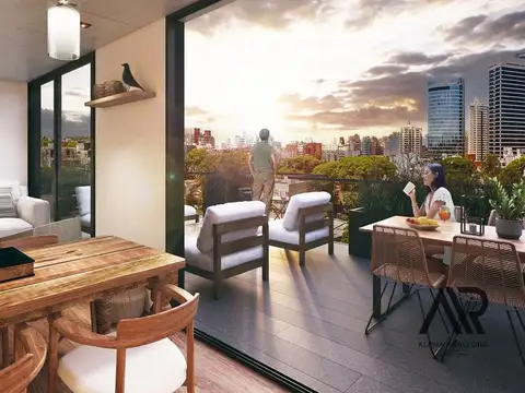APARTAMENTO DE 1 DORMITORIO CON AMPLIA TERRAZA EN BUCEO. ENT. JUNIO 2027