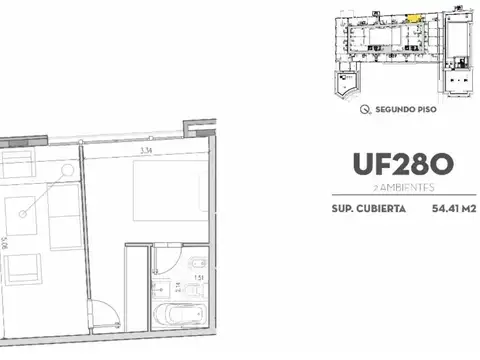 Departamento en Venta en Villa Rosa, USD 87.000