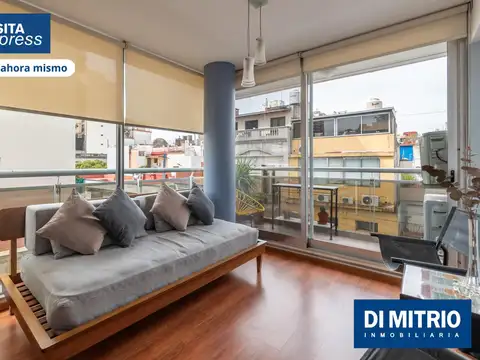 Departamento 2 ambientes con 1 baño