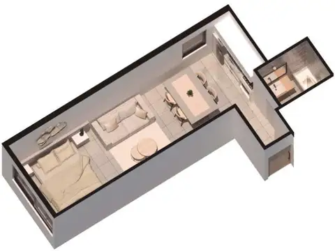 Departamento en Venta de Monoambiente