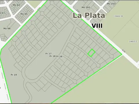 Terreno en Venta de 982,0 m2