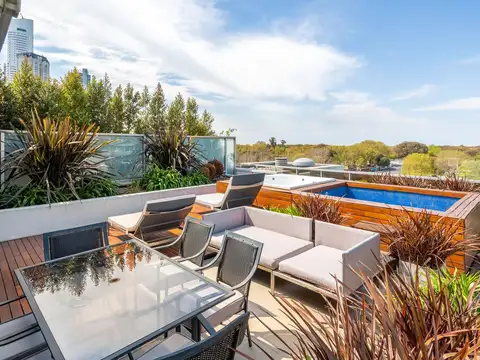 3 Ambientes en Zencity con terraza propia y 2 cocheras - venta con renta