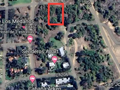 Lote barrio norte Villa Gesell 765M2  (20x38) Monogrupo de c