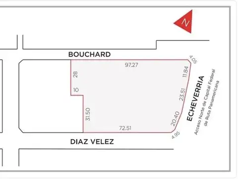 Terreno en Venta 81  mts Fondo