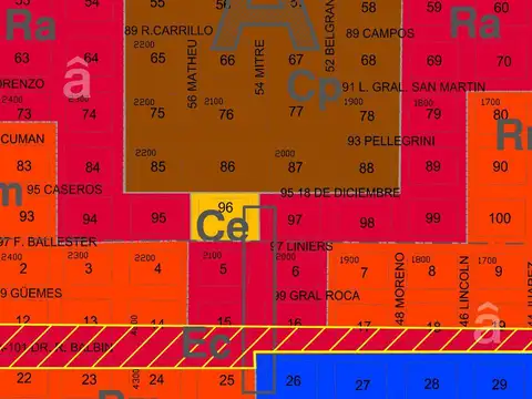 Terreno en Venta 41  mts Fondo