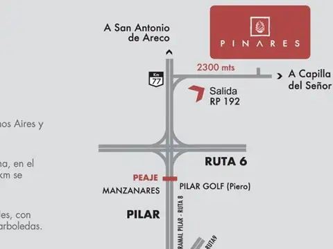Terreno en Venta en Los Pinares Country Club, USD 39.000