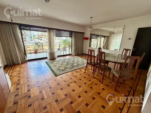 127m2 Excelente departamento 4 Ambientes con dep - Balcon Terraza. cochera en edificios linderos