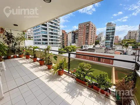 127m2 Excelente departamento 4 Ambientes con dep - Balcon Terraza. cochera en edificios linderos