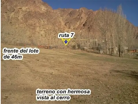Terreno en Venta 105  mts Fondo
