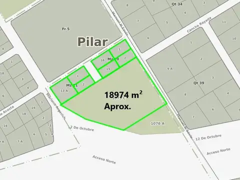 18974 m² en Venta colectora panamericana en Pilar, G.B.A. Zona Norte, Argentina