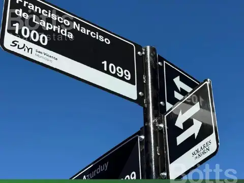 Terreno en Venta 10  mts Frente