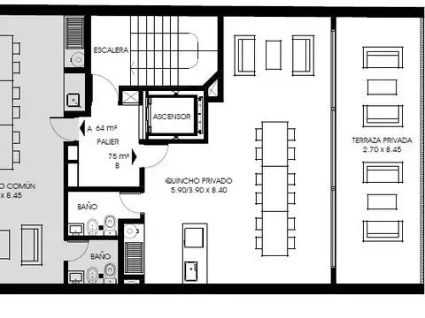 Departamento en Venta de 2 dormitorios