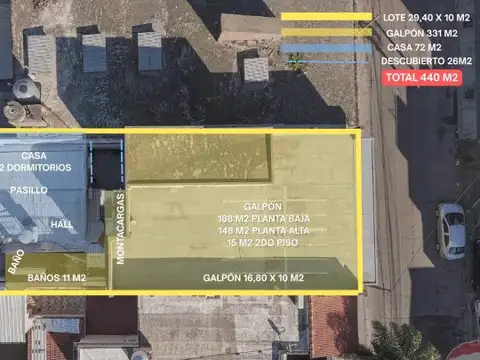 Galpon en Venta 48 años