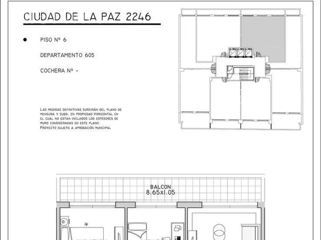 Ciudad de la Paz y Olazábal - Unidad 605