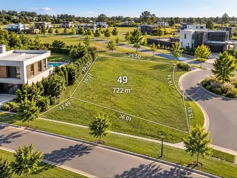 Terreno en Venta de 722,0 m2