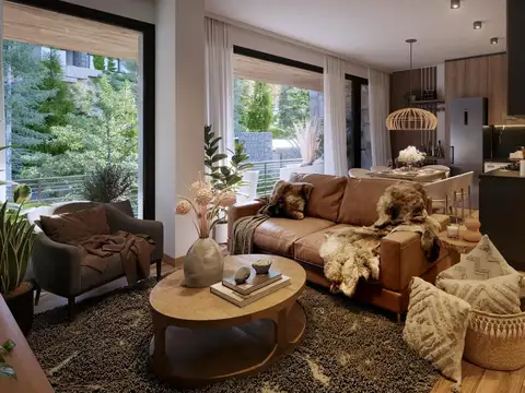 Departamento duplex 2 amb venta con rooftop, jacuzzi y vista al lago, alhuen bariloche