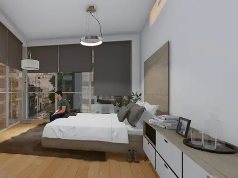 Departamento 2 ambientes con 1 baño
