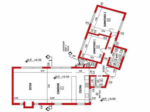 Casa en Venta de 2 dormitorios
