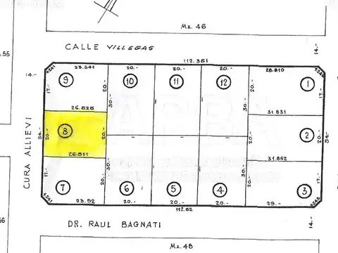 CURA ALLIEVI  al 1700