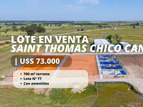 LOTE SAINT THOMAS CHICO CANNING EN VENTA