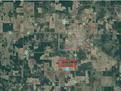 Campo en Venta en Villa Berthet, San Lorenzo