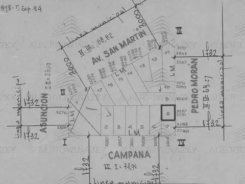 Terreno en Venta en Villa Devoto, USD 440.000