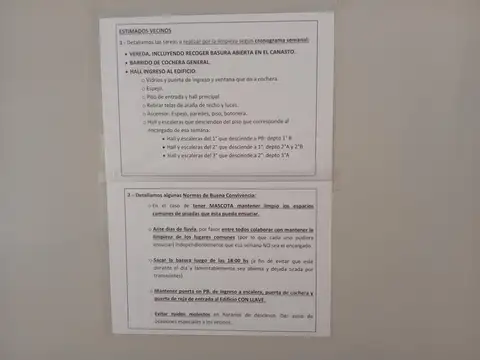 Departamento 3 ambientes con 2 baños