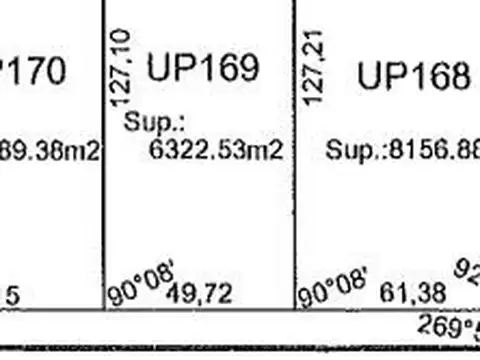 Terreno en Venta de 6322,0 m2