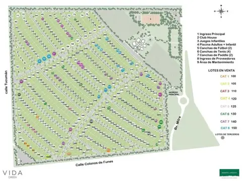 Venta Lote N°68 Vida Green, Funes